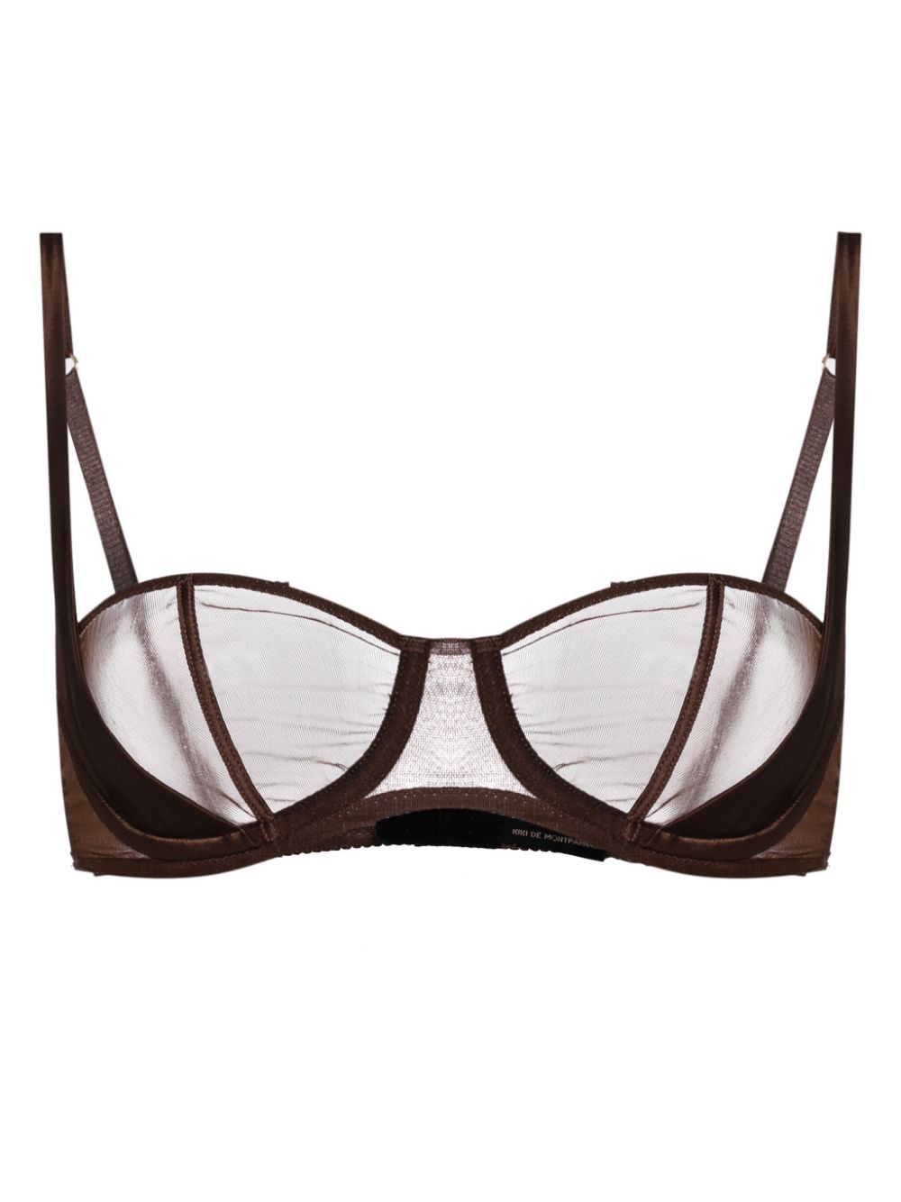 Kiki de Montparnasse Illusion balconette bra - Brown von Kiki de Montparnasse