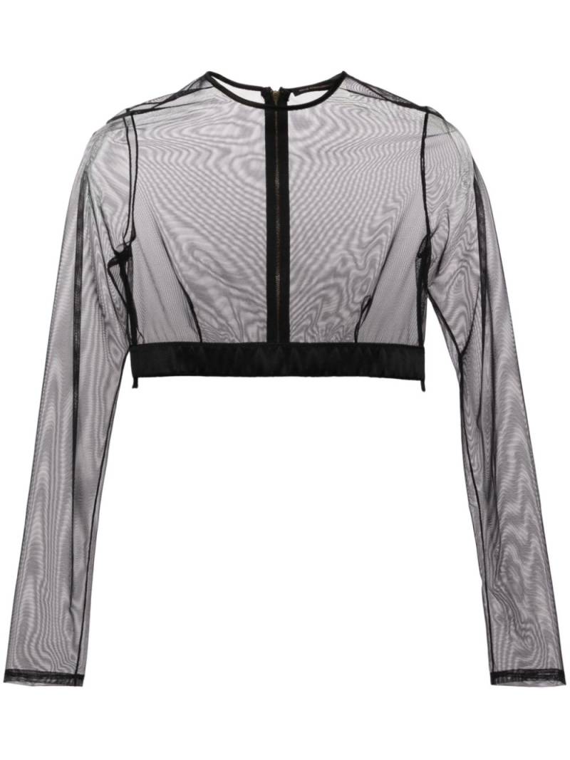 Kiki de Montparnasse Illusion long sleeve top - Black von Kiki de Montparnasse