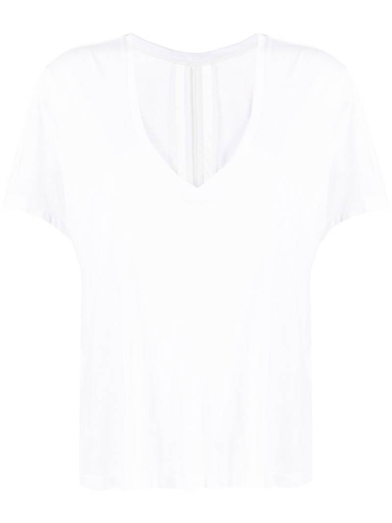 Kiki de Montparnasse Intime V-neck T-shirt - White von Kiki de Montparnasse