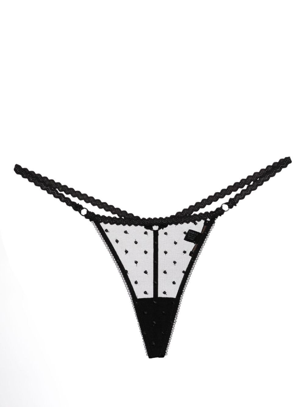 Kiki de Montparnasse Merci thong - Black von Kiki de Montparnasse