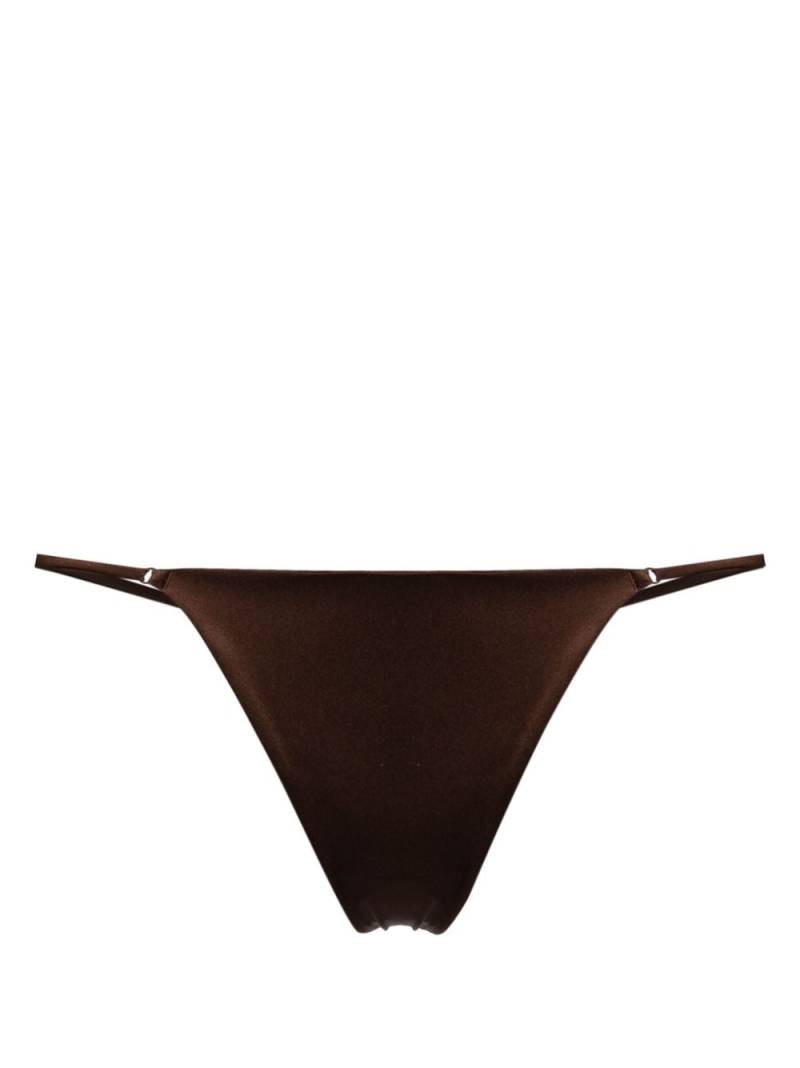 Kiki de Montparnasse Tous les jours g-string - Brown von Kiki de Montparnasse