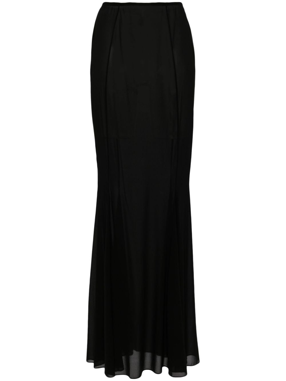 Kiki de Montparnasse chiffon maxi skirt - Black von Kiki de Montparnasse