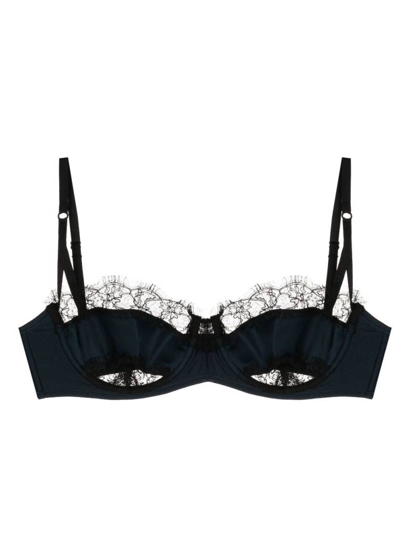 Kiki de Montparnasse lace balconette bra - Blue von Kiki de Montparnasse