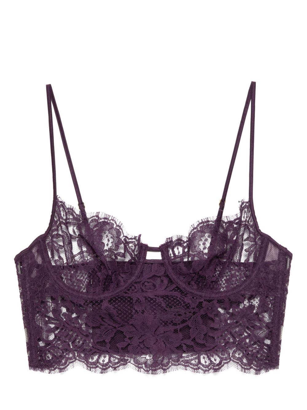 Kiki de Montparnasse lace-trim bra - Purple von Kiki de Montparnasse