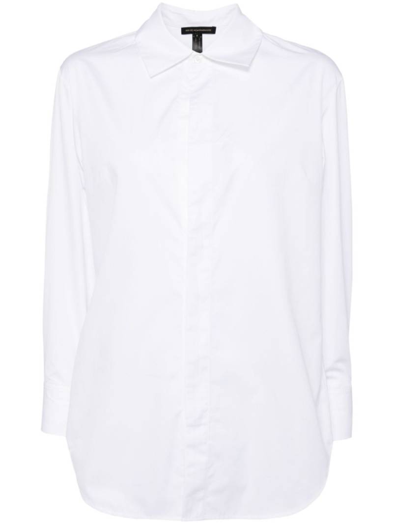 Kiki de Montparnasse spread-collar cotton shirt - White von Kiki de Montparnasse