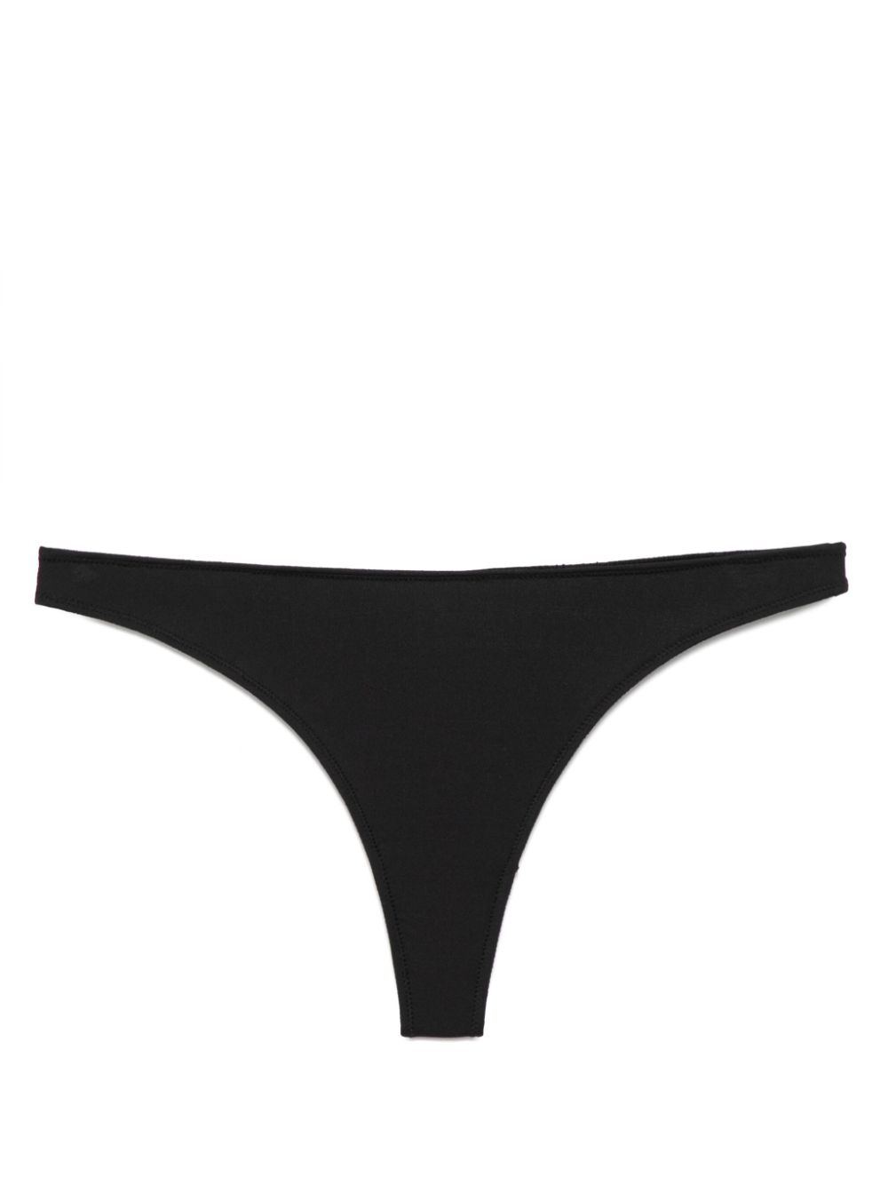 Kiki de Montparnasse stretch cut-out thong - Black von Kiki de Montparnasse