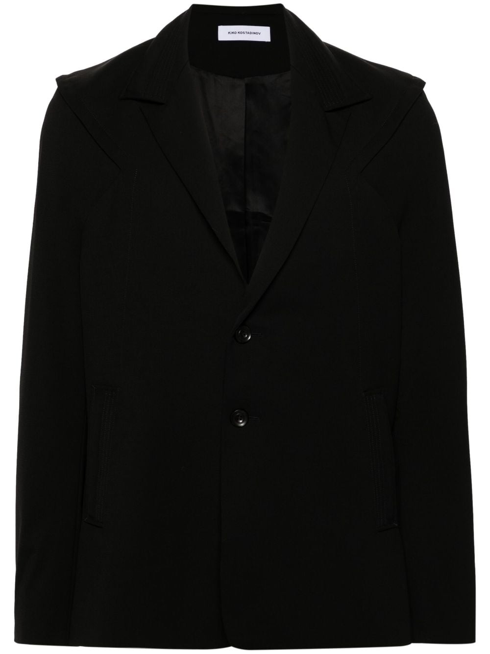 Kiko Kostadinov Bendix blazer - Black von Kiko Kostadinov