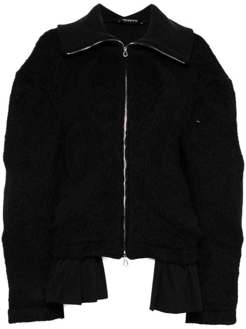 Kiko Kostadinov Black acrylic blend Bounty jacket von Kiko Kostadinov