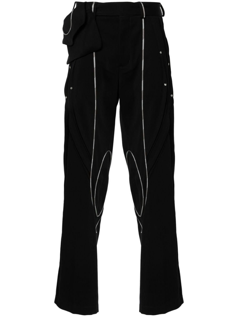 Kiko Kostadinov Chalice trousers - Black von Kiko Kostadinov