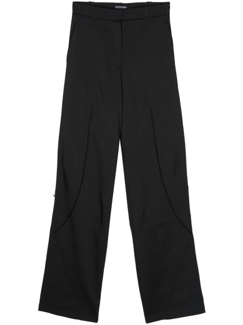 Kiko Kostadinov Hina pleated trousers - Black von Kiko Kostadinov