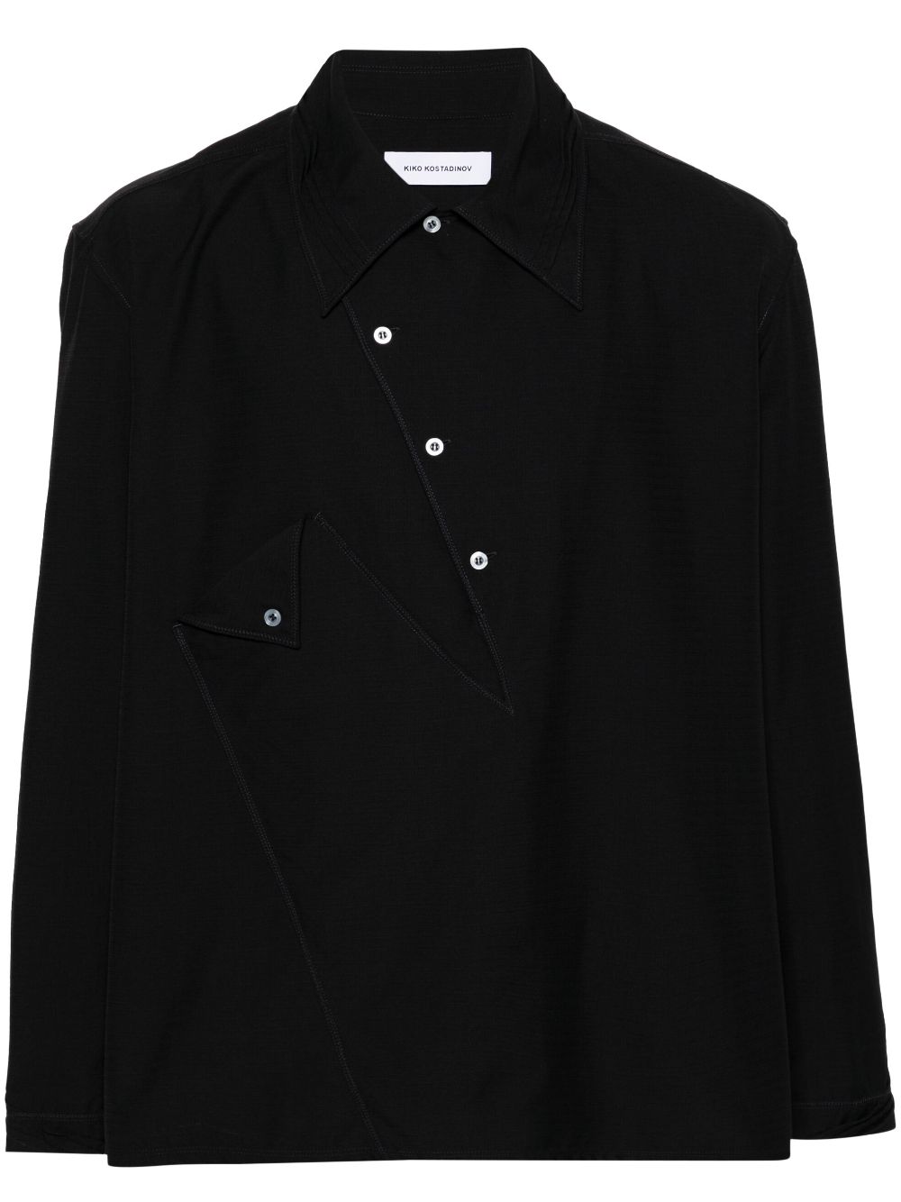 Kiko Kostadinov Jarocka shirt - Black von Kiko Kostadinov