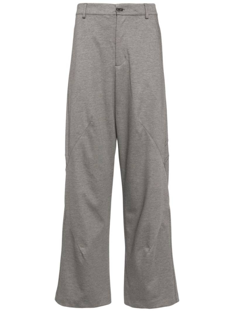 Kiko Kostadinov Melsas Darted loose-fit trousers - Grey von Kiko Kostadinov