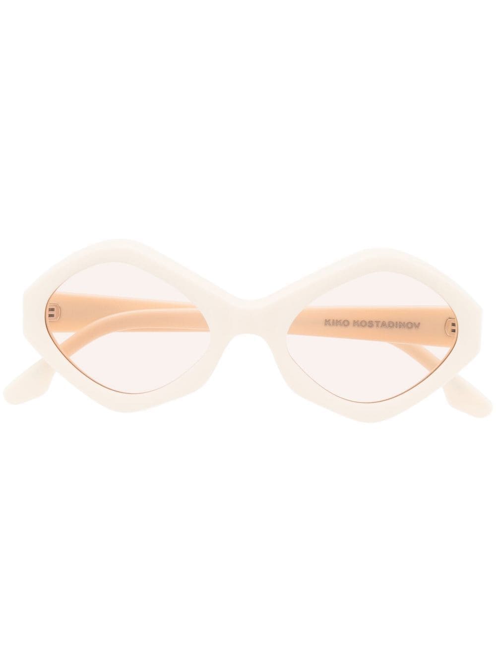 Kiko Kostadinov Octavia geometric-frame sunglasses - Neutrals von Kiko Kostadinov