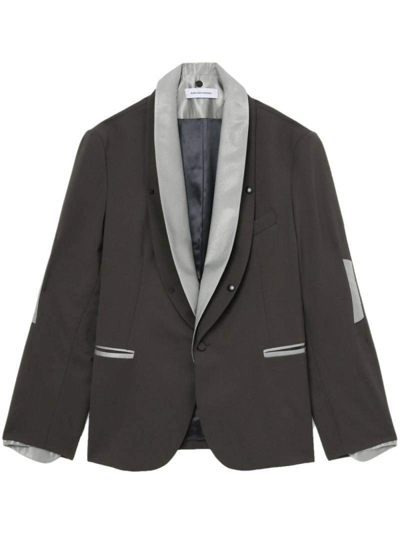 Kiko Kostadinov Orson layered blazer - Green von Kiko Kostadinov