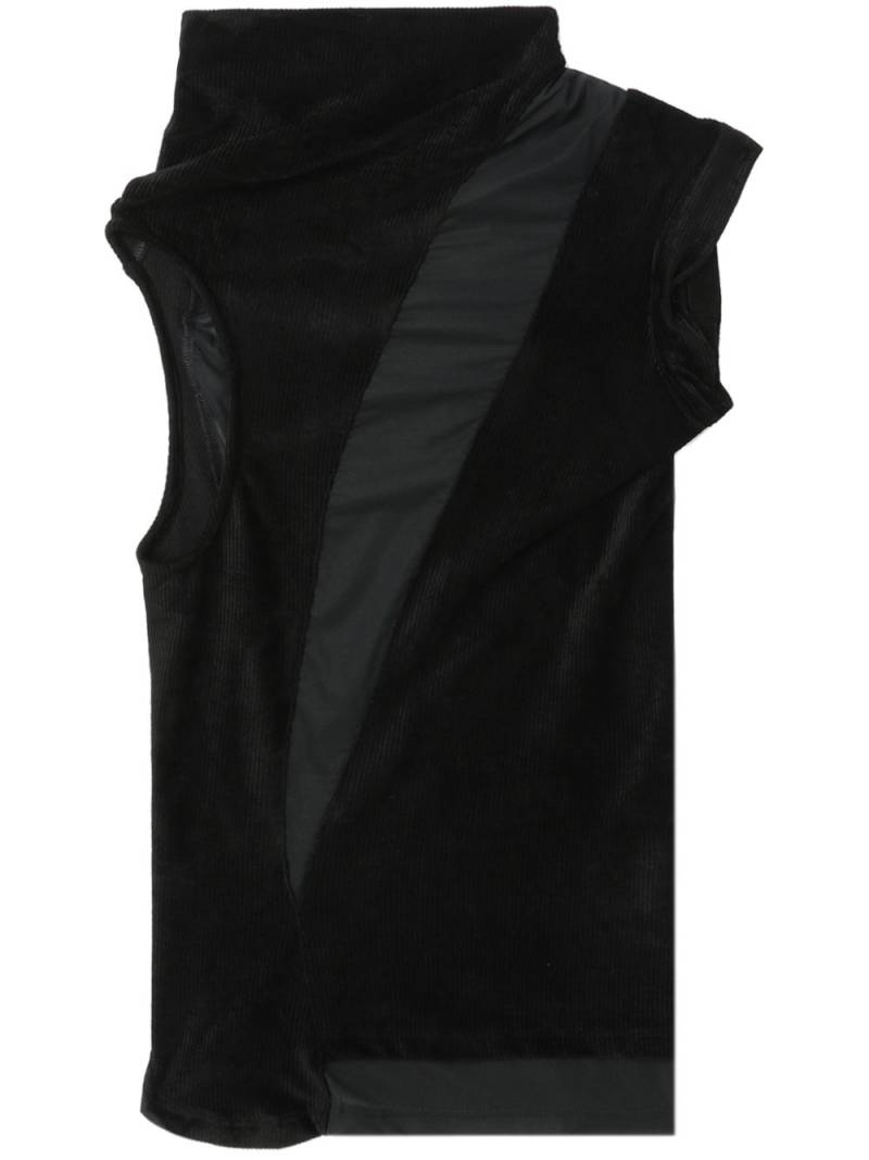 Kiko Kostadinov asymmetric top - Black von Kiko Kostadinov