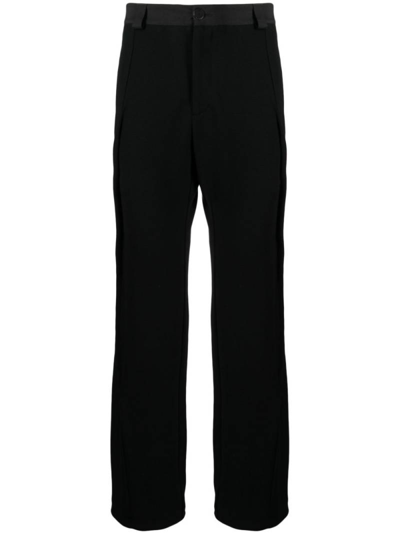 Kiko Kostadinov gathered straight-leg trousers - Black von Kiko Kostadinov