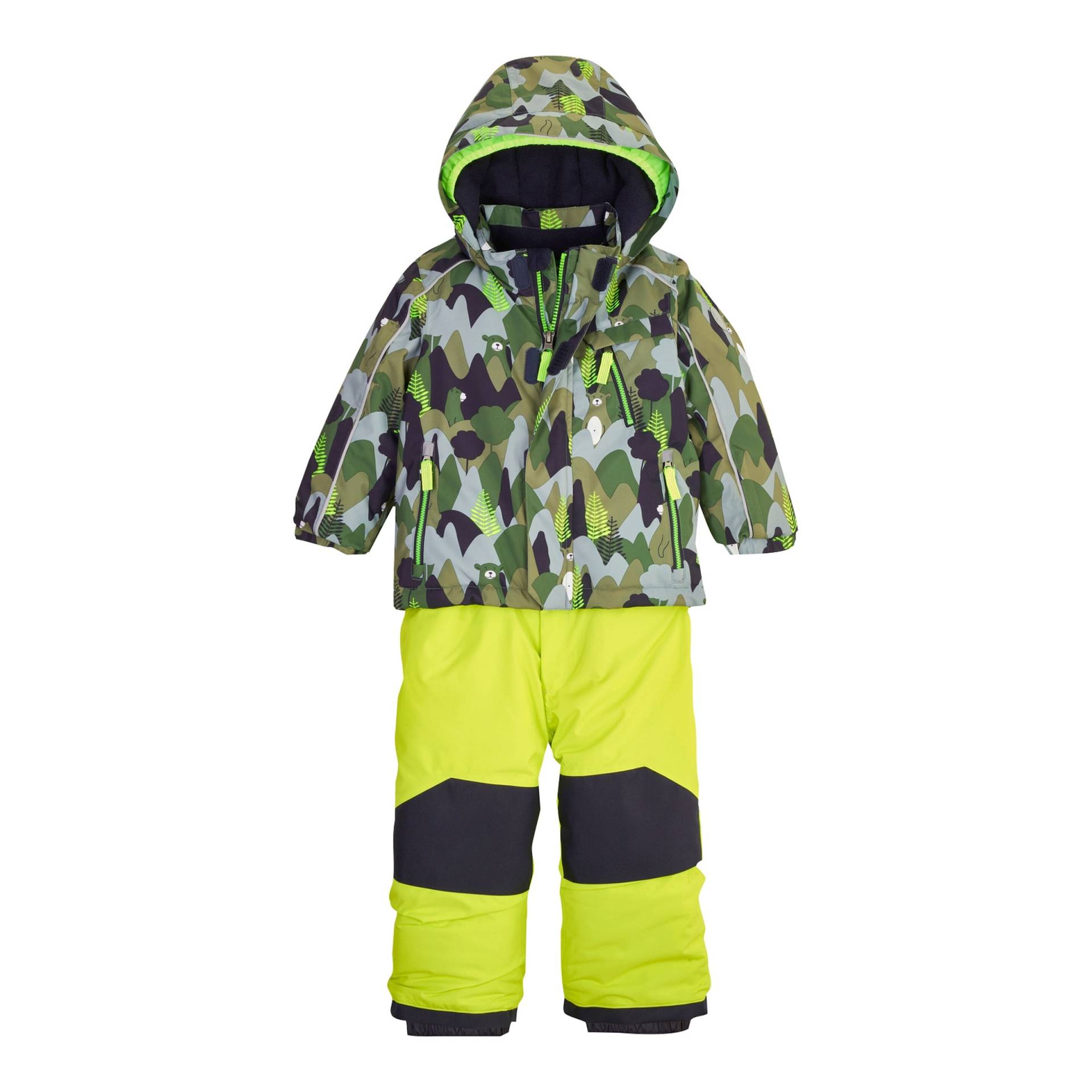 2-tlg. Set Winterjacke mit Kapuze und Schneehose Wald von Killtec