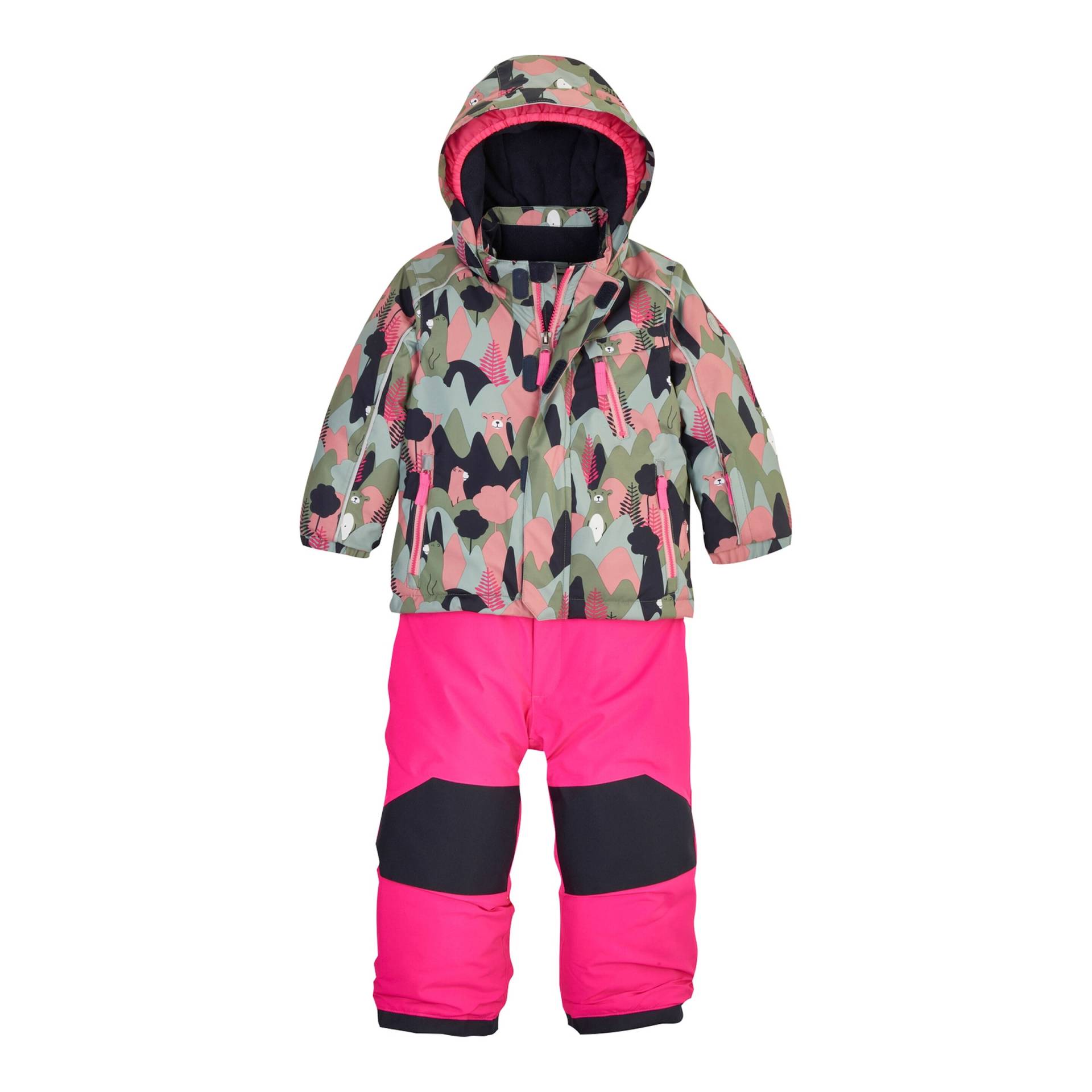 2-tlg. Set Winterjacke mit Kapuze und Schneehose Wald von Killtec