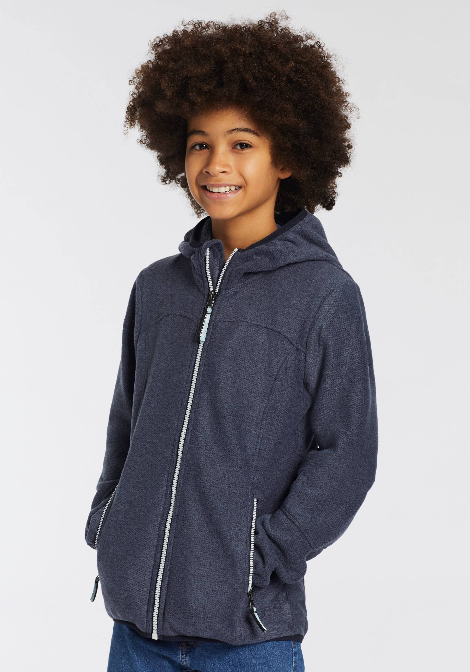 Killtec Fleecejacke »KOW 347 GRLS KNTFLC JCKT«, mit Kapuze, für Kinder Killtec Fleecejacke »KOW 347 GRLS KNTFLC JCKT«, mit Kapuze, für Kinder von Killtec