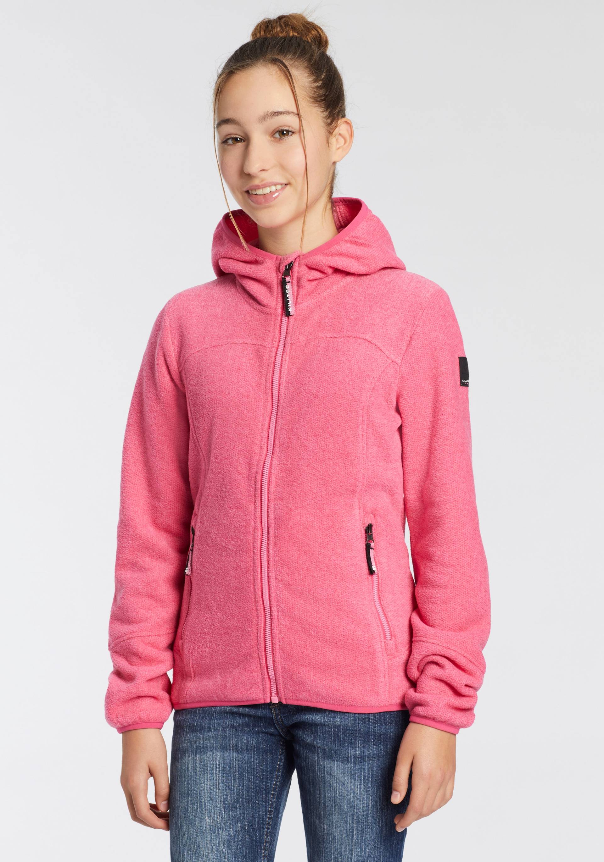 Killtec Fleecejacke »KOW 347 GRLS KNTFLC JCKT«, mit Kapuze, für Kinder Killtec Fleecejacke »KOW 347 GRLS KNTFLC JCKT«, mit Kapuze, für Kinder von Killtec