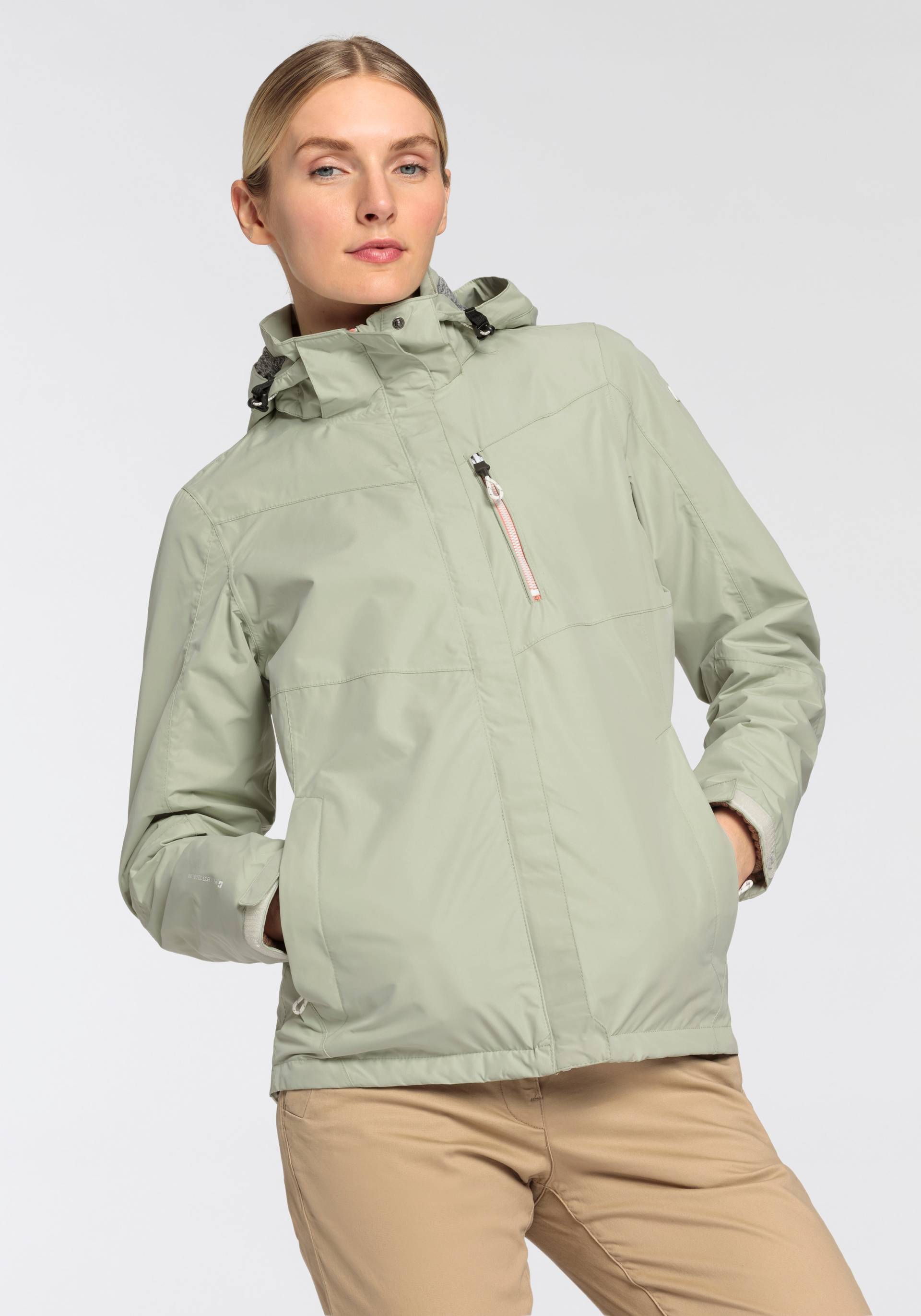 Killtec Regenjacke, mit Kapuze, Wasser- & winddicht & leicht & abzippbarer Kapuze Killtec Regenjacke, mit Kapuze, Wasser- & winddicht & leicht & abzippbarer Kapuze von Killtec