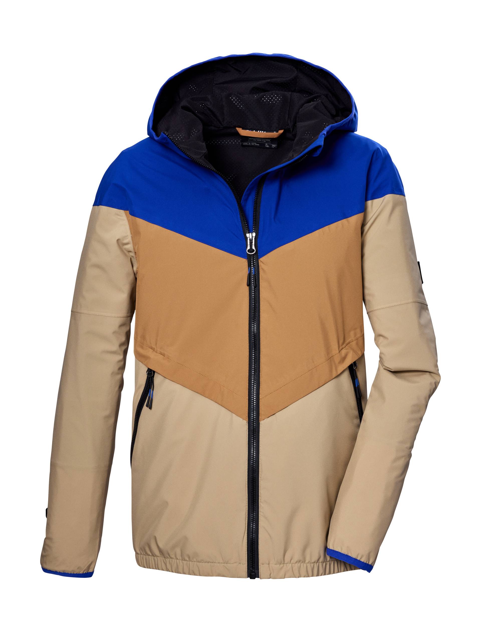 Killtec Funktionsjacke »KOS 93 BYS JCKT«, Wind- u wasserdichte Funktionsjacke mit Kapuze, Colourblock von Killtec