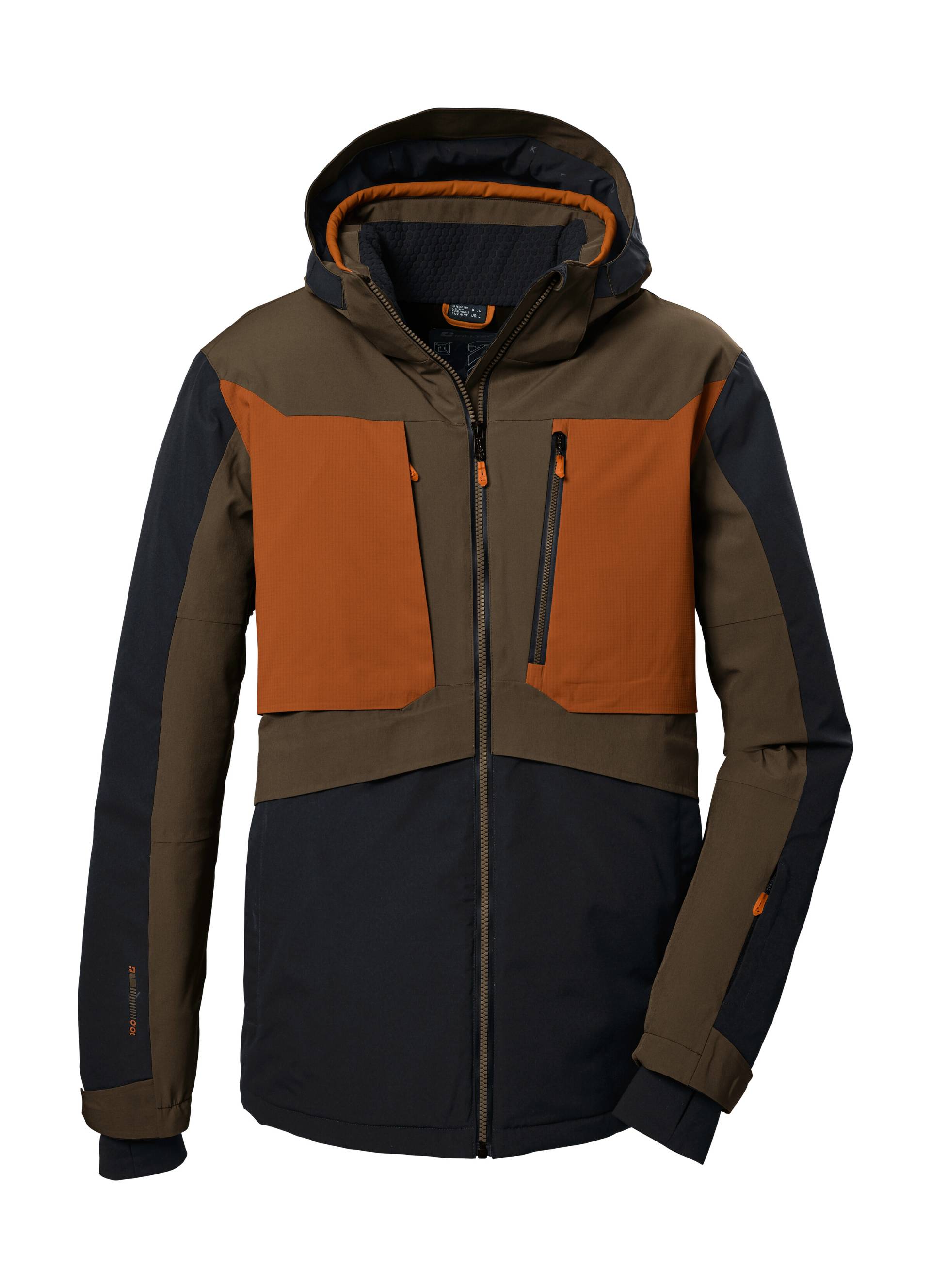 Killtec Skijacke »KSW 47 MN SKI JCKT«, Wasserdichte Herrenjacke, atmungsaktiv, abnehmbare Kapuze, nachhaltig von Killtec