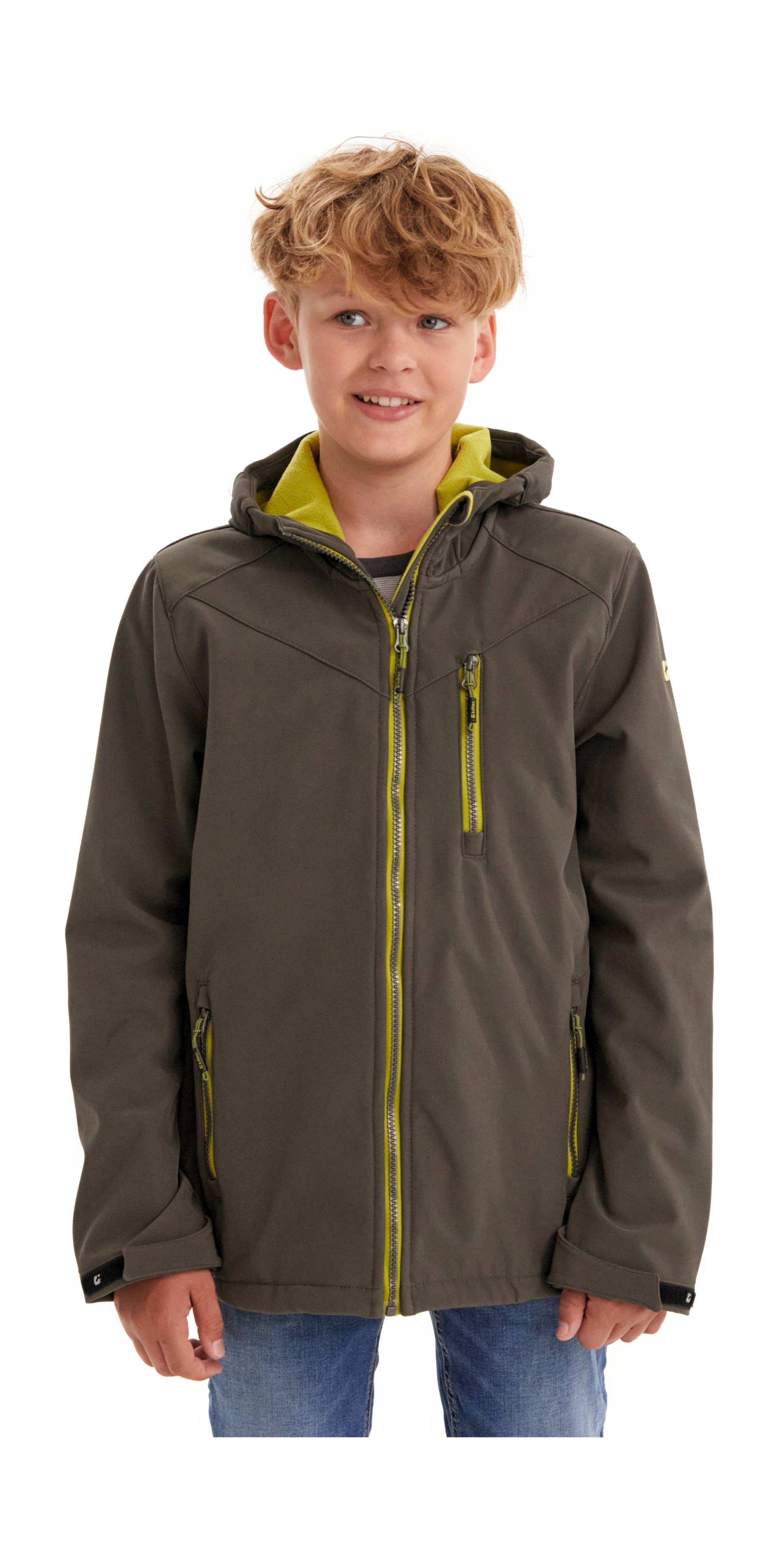 Killtec Softshelljacke »Boys Softshelljacke«, Wasserabweisende Softshelljacke mit Kapuze, Fleece und PFAs-frei von Killtec