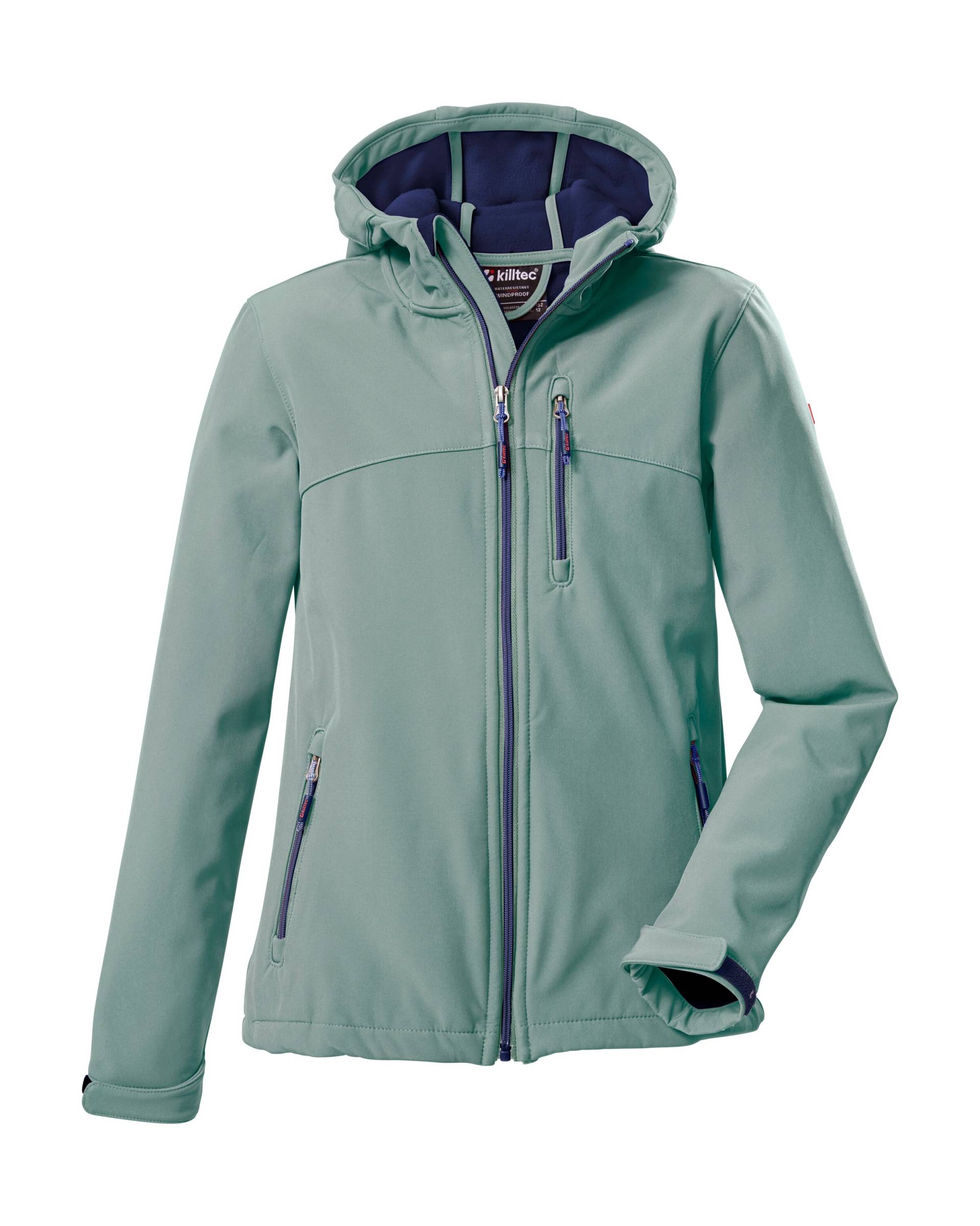 Killtec Softshelljacke »Girls Softshelljacke«, Wasserabweisend, verstellbare Kapuze u Ärmel, Fleece-Innenfutter von Killtec