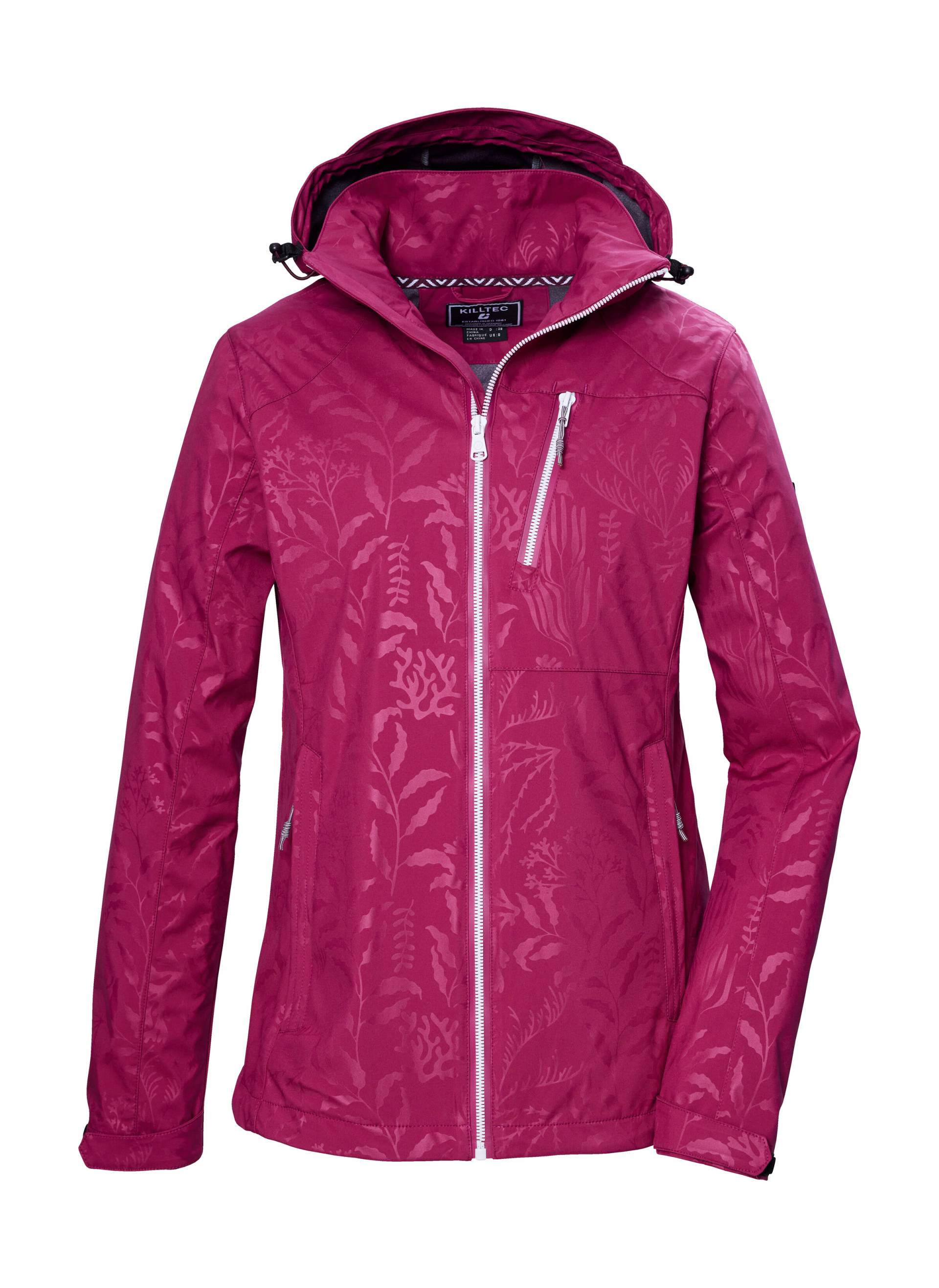 Killtec Softshelljacke »KOS 122 WMN SFTSHLL JCKT FLORAL«, Softshelljacke: Wind-u wasserdichte, atmungsaktiv, Kapuze regulierbar von Killtec