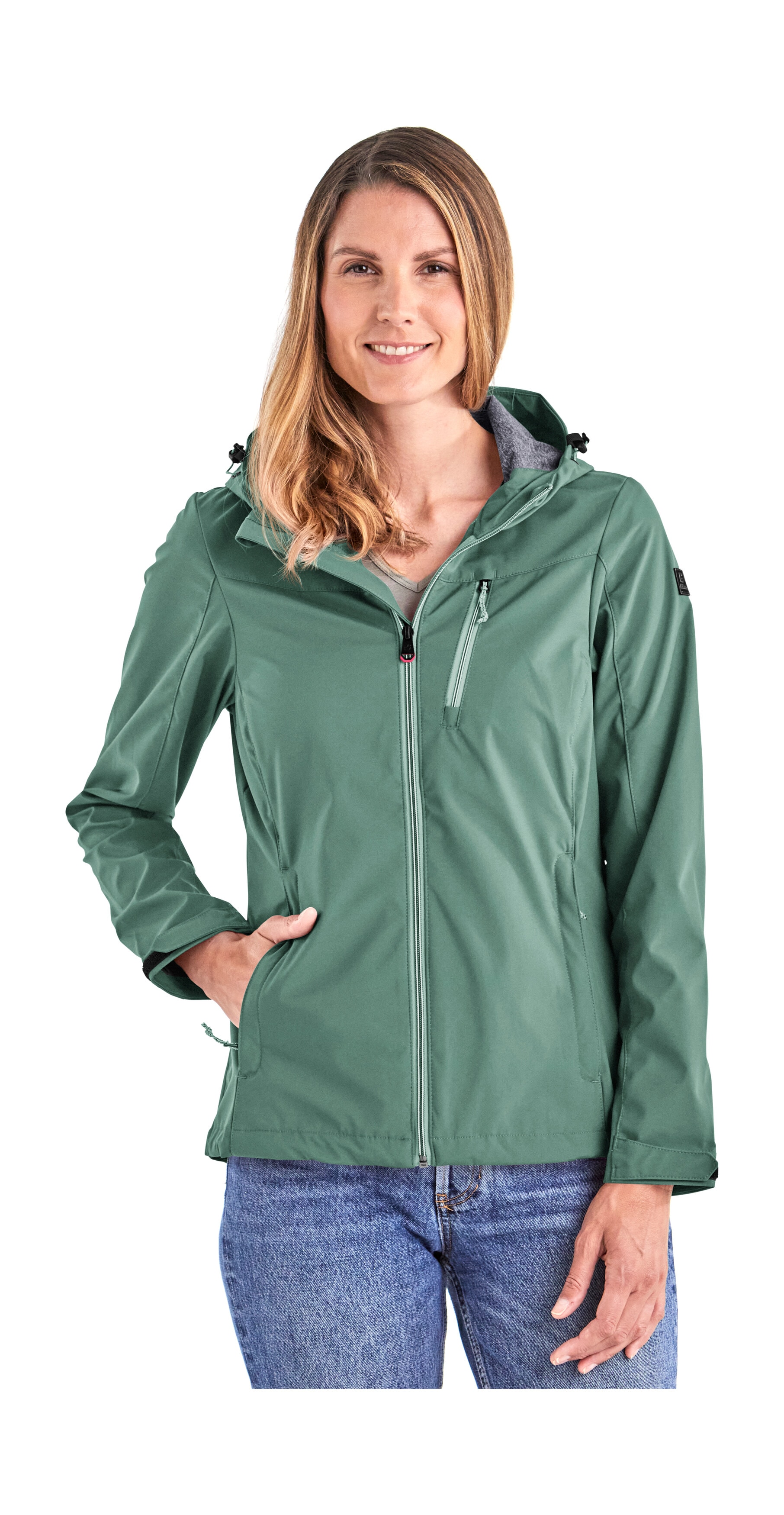 Killtec Softshelljacke »KOS 89 WMN SFTSHLL JCKT«, Wasserdichte, atmungsaktive Damen-Softshelljacke, nachhaltig produziert von Killtec