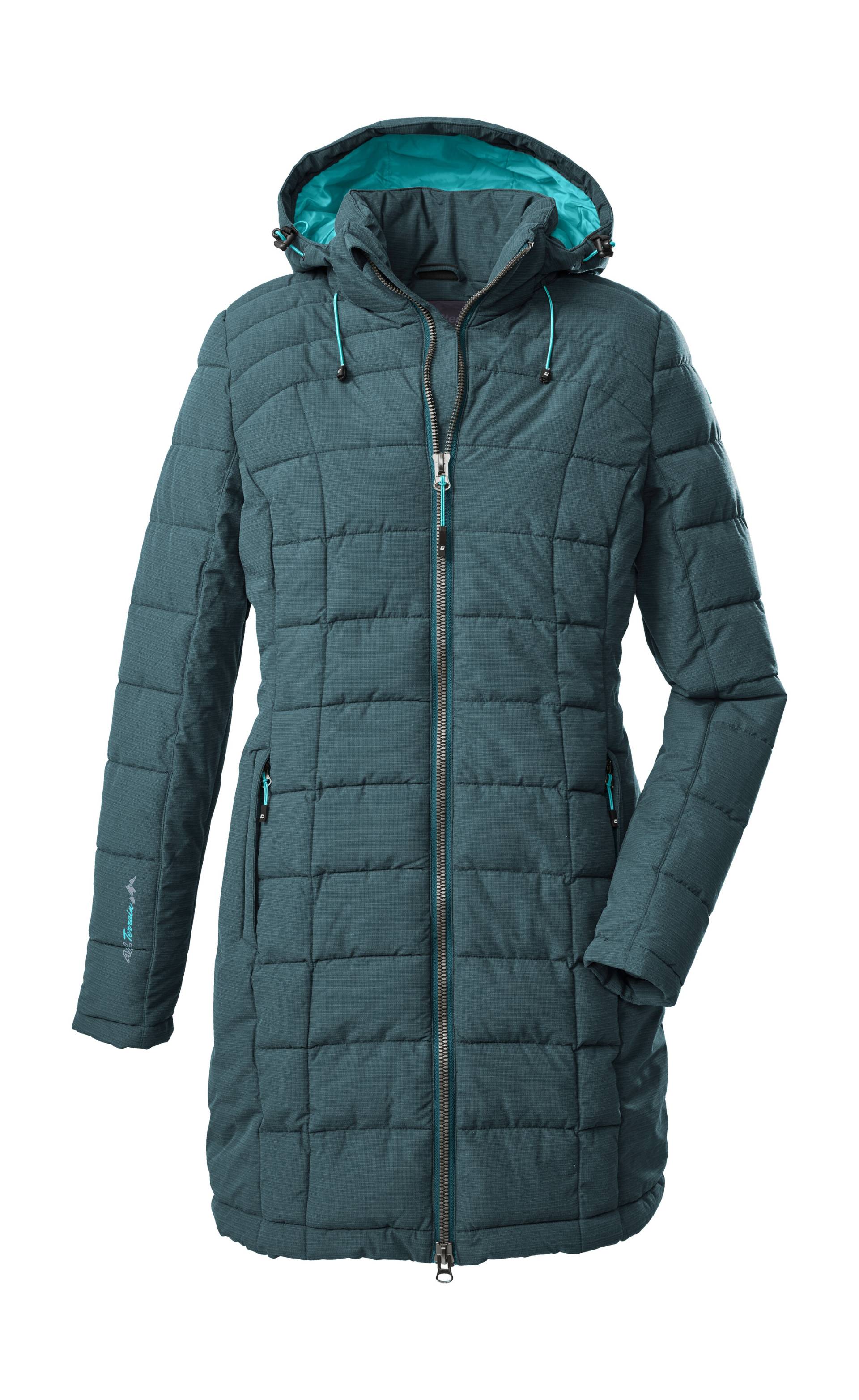 Killtec Steppmantel »Skane WMN Quilted PRK«, Moderner Parka von killtec: warm, wasser- und winddicht, atmungsaktiv von Killtec