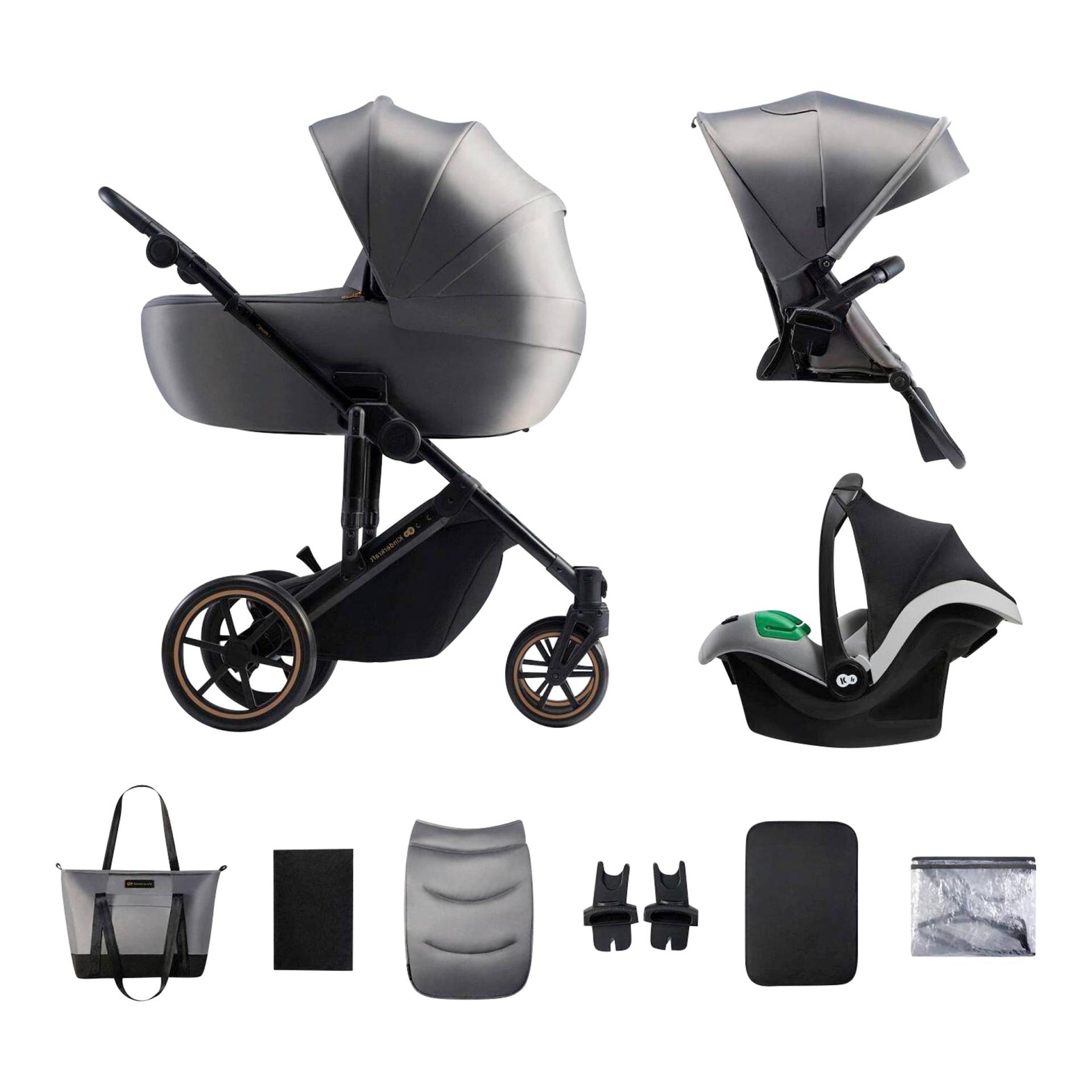 Kombikinderwagen PRIME 2 Trio-Set inkl. Babyschale MINK PRO i-Size Kombikinderwagen PRIME 2 Trio-Set inkl. Babyschale MINK PRO i-Size von Kinderkraft