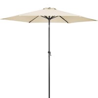 Sonnenschirm Beige Alu Ø300cm UV-Schutz 80+ von Kingsleeve®