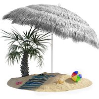 Sonnenschirm Hawaii Hellgrau Ø160cm UV-Schutz 30+ von Kingsleeve®