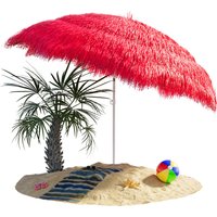 Sonnenschirm Hawaii Rot Ø160cm UV-Schutz 30+ von Kingsleeve®