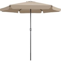 Sonnenschirm Maui Taupe Ø330cm UV-Schutz 80+ von Kingsleeve®