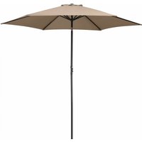 Sonnenschirm Taupe Alu Ø300cm UV-Schutz 80+ von Kingsleeve®