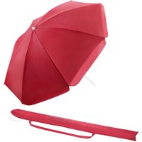 Sonnenschirm Crete Rot 200cm UV-Schutz 50+ Neigefunktion von Kingsleeve®