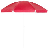 Sonnenschirm Cyprus Rot 180cm UV-Schutz 50+ Neigefunktion Sonnenschirm Cyprus Rot 180cm UV-Schutz 50+ Neigefunktion von Kingsleeve®