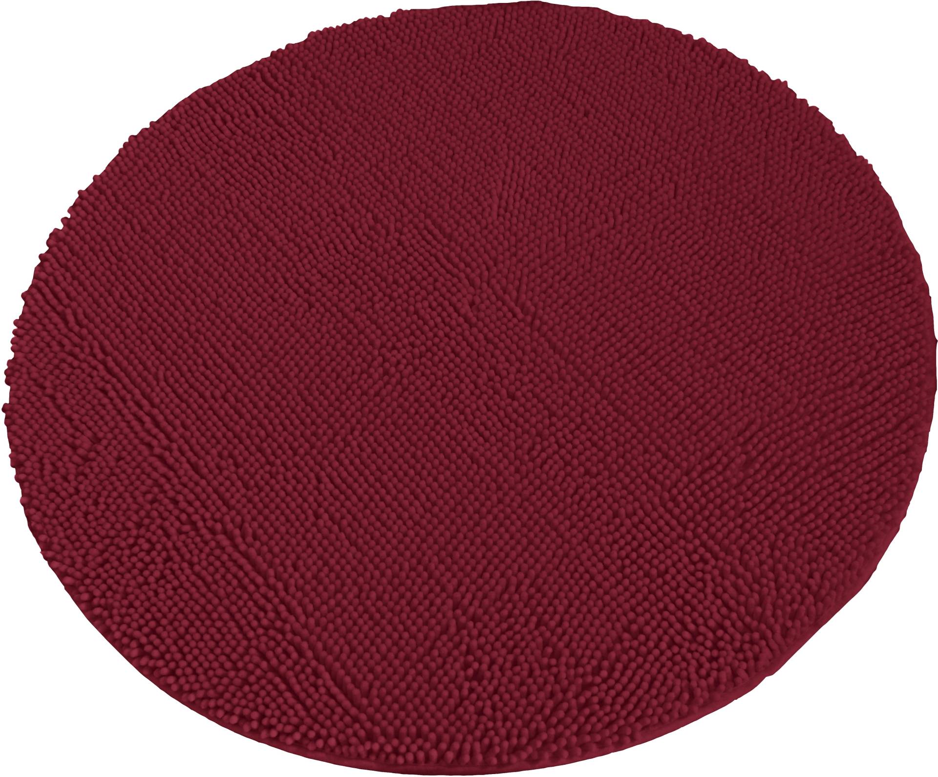 KiNZLER Badematte »Chenille«, Höhe 18 mm, rutschhemmend beschichtet, fussbodenheizungsgeeignet, Badteppich, Uni Farben, weich, als rechteckig, rund & Set erhältlich von Kinzler