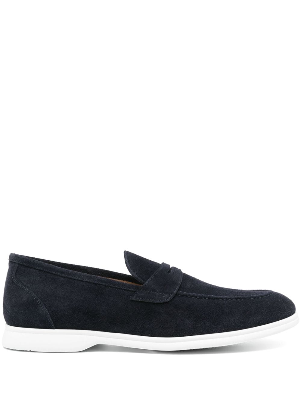 Kiton Moka suede loafers - Blue von Kiton