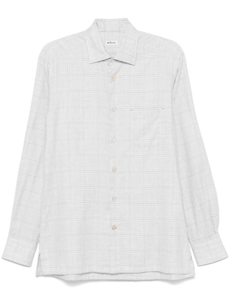 Kiton checked shirt - Grey von Kiton