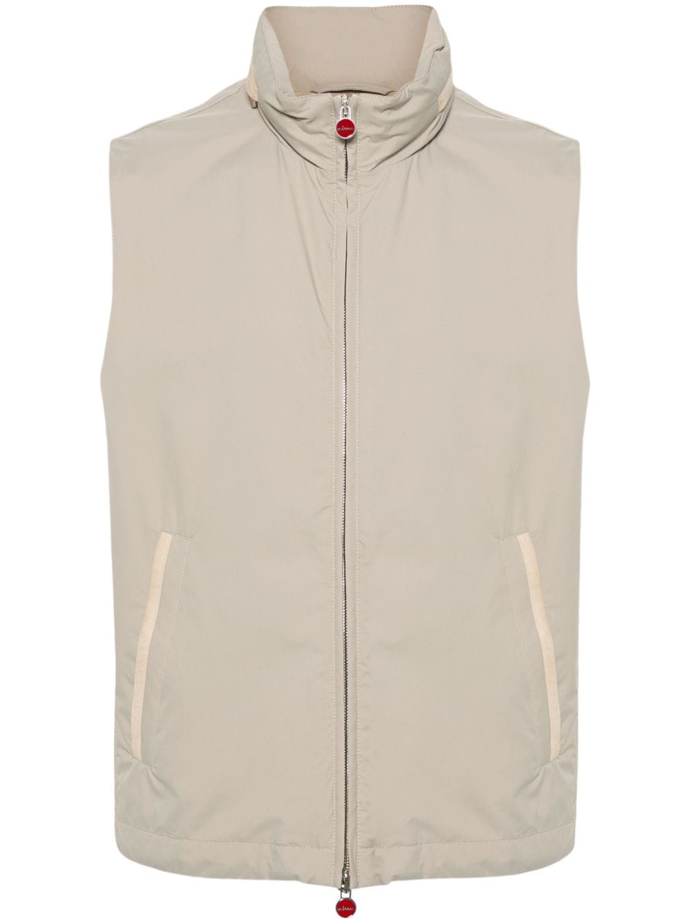 Kiton concealed-hood gilet - Neutrals von Kiton