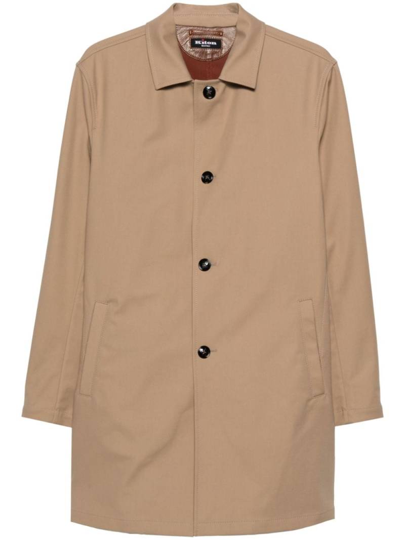 Kiton cotton trench coat - Neutrals von Kiton