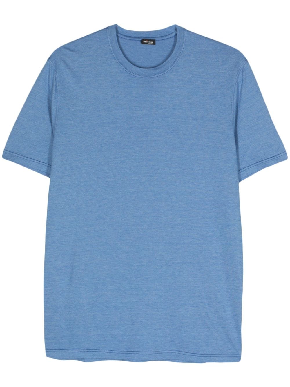 Kiton crew-neck mélange T-shirt - Blue von Kiton