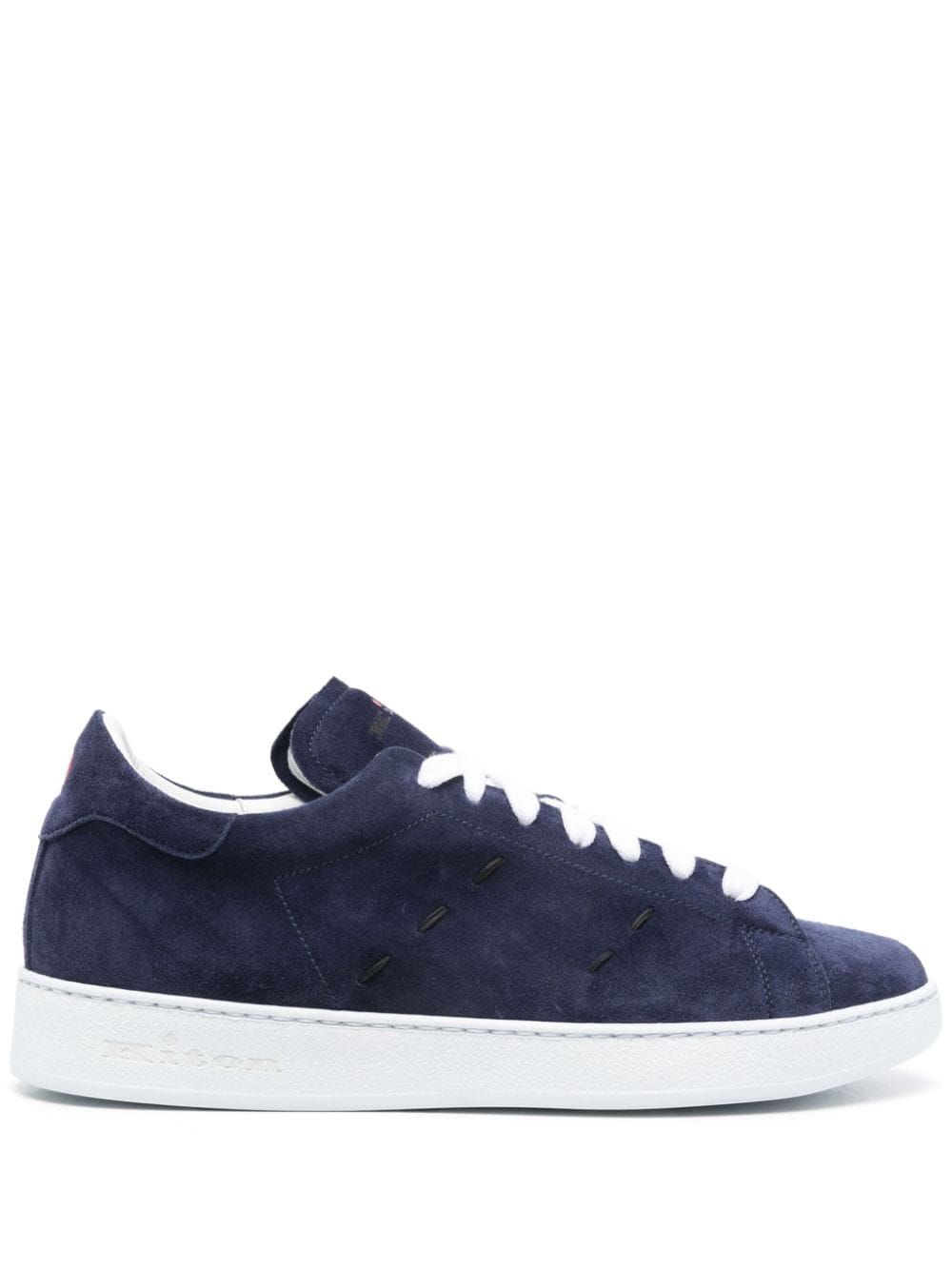 Kiton decorative-stitching sneakers - Blue von Kiton