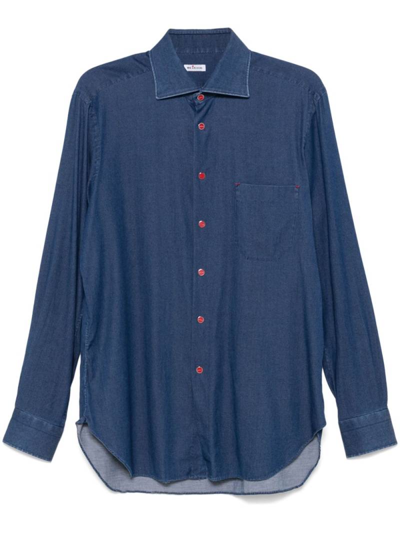 Kiton denim shirt - Blue von Kiton