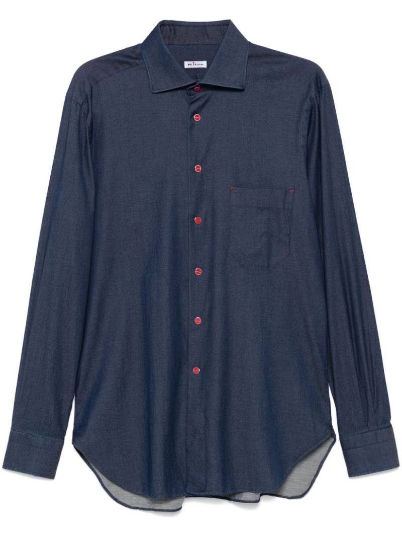 Kiton denim shirt - Blue von Kiton