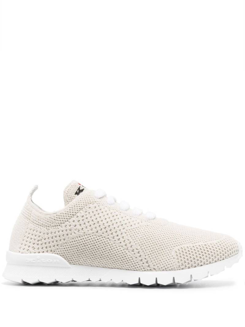 Kiton fully-perforated low-top sneakers - Neutrals von Kiton